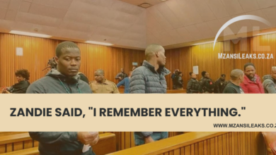 In the Senzo Meyiwa case, Zandie said, "I remember everything."