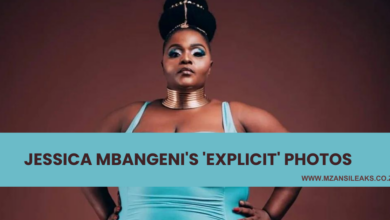 Jessica Mbangeni's 'explicit' photos