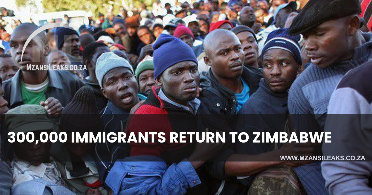 Approximately 300,000 Immigrants Return To Zimbabwe