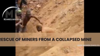 Terrifying Video: Rescue Of Miners From A Gold Mine That Had Collapsed