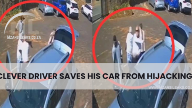 Driver Throws His Car keys On The Roof During Attempted Vehicle Hijacking