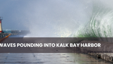 OUTRAGEOUS PHOTO: Waves Pounding Into Kalk Bay Harbor In Western Cape