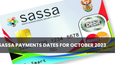 SASSA Payments Dates For October 2023