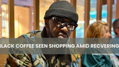 DJ Black Coffee Sparks Controversy As He Was Allegedly Spotted In Public While Shopping